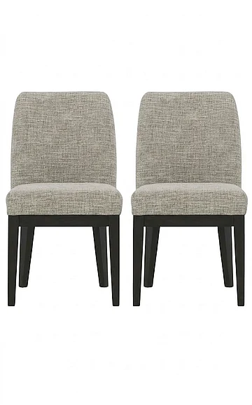 Burkhaus Dining Chair (Set of 2) in Dark Brown D984-01;D984-01 FedEx/UPS