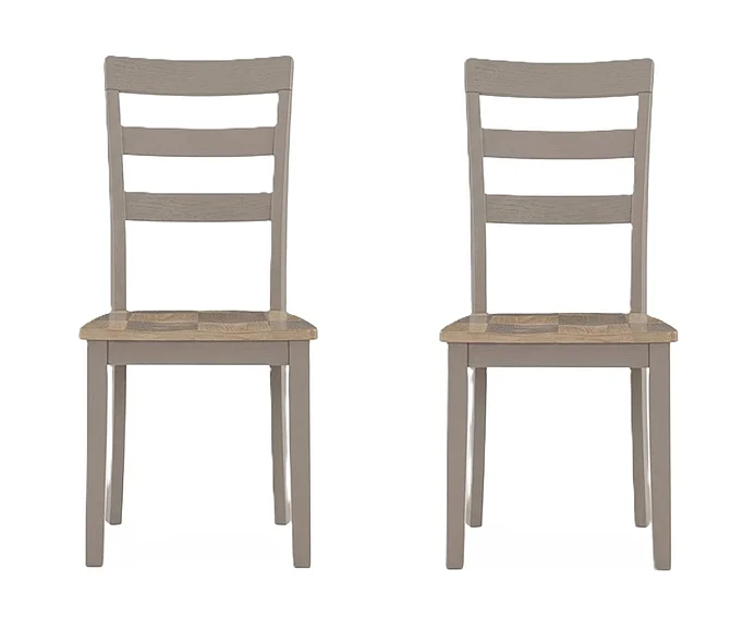 Loyander Dining Chair (Set of 2) in Natural/Gray NCD403-01
