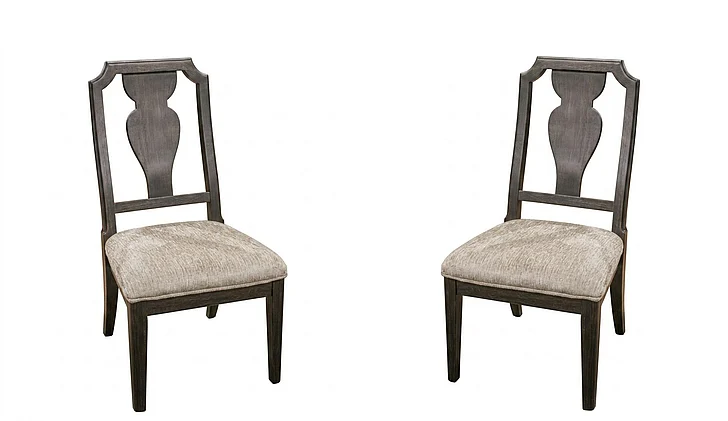 Chisea Dining Chair (Set of 2) in Dark Brown NCD889-01