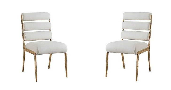 Baker Luxe Lucca Chair in Liquid Bronze (Set of 2)