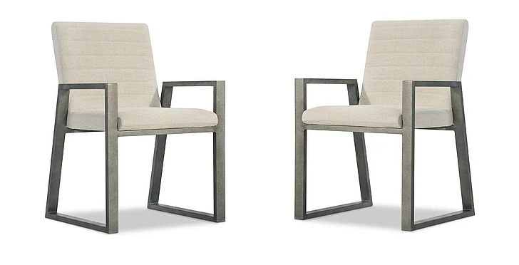 Bernhardt Tribeca Arm Chair in Beige 333X42 (Set of 2)