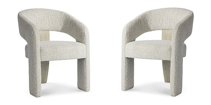 Bernhardt Arcadia Arm Chair in Clay 334554 (Set of 2) PROMO