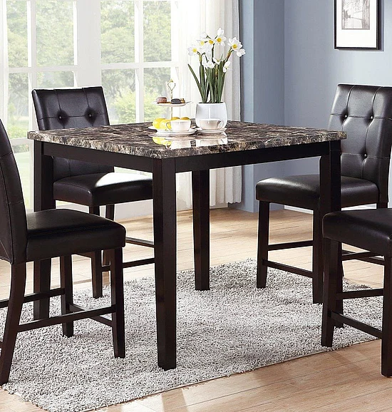 Boss Furniture Counter Height Dining Table in Faux Marble 2339
