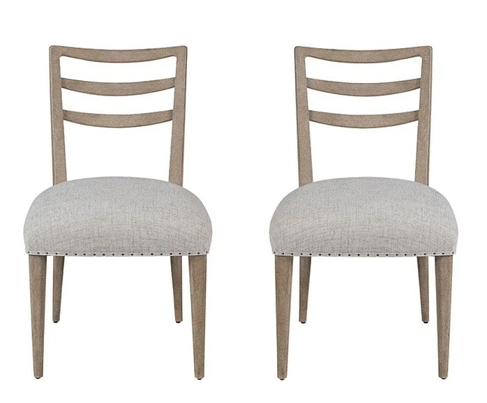 Emma Mason Signature Timog Park Ladderback Dining Chair in Sand (Set of 2)