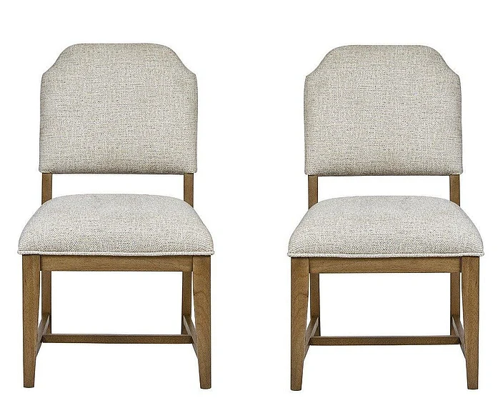 Emma Mason Signature Trinidad Upholstered Chair - Almond (Set of 2)