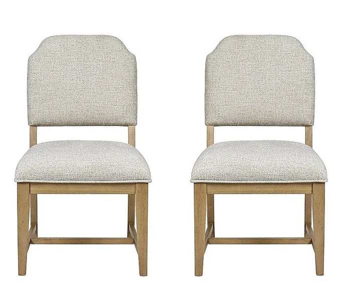 Emma Mason Signature Trinidad Upholstered Chair - Cashew (Set of 2)