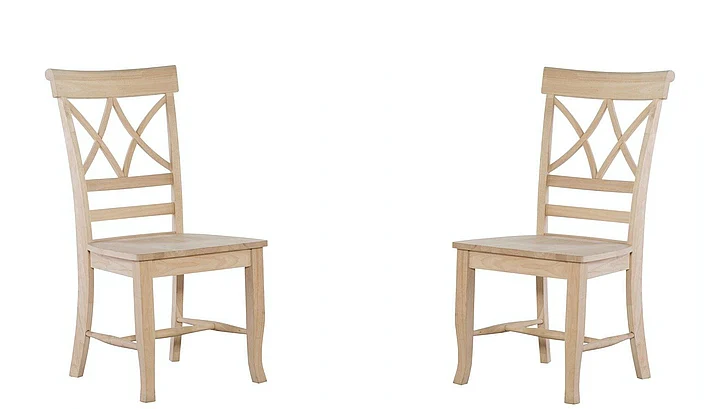 John Thomas Unfinished Lacy Dining Side Chair (Set of 2) C-43B