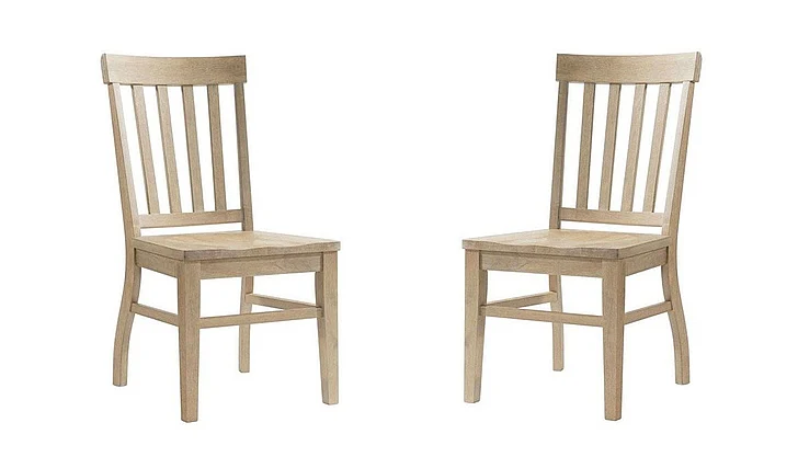 Elements International Lakeview Side Chair (Set of 2) in Natural CDLW100DTC