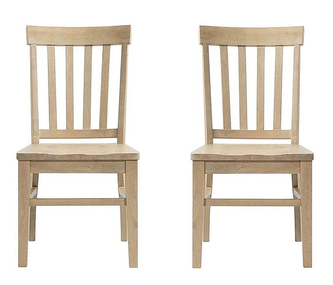 Elements International Lakeview Side Chair (Set of 2) in Natural CDLW100DTC