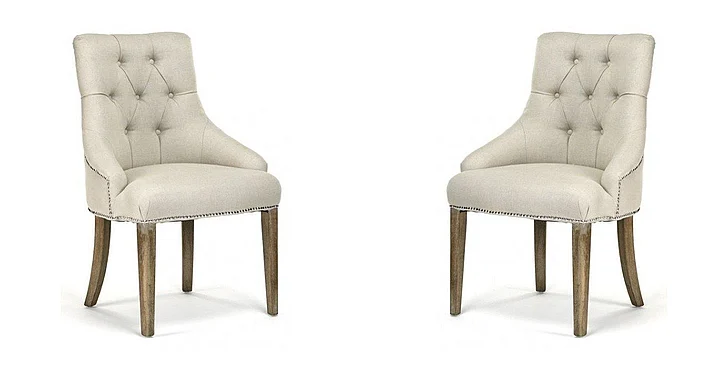 Zentique Anneau Chair in Natural (Set of 2) CF164 E272 A003