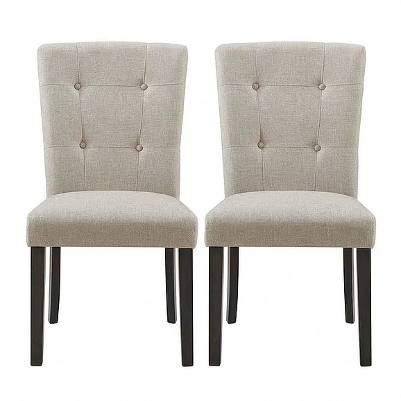 Elements International Lexi Side Chair (Set of 2) in Espresso CLX100TFSC