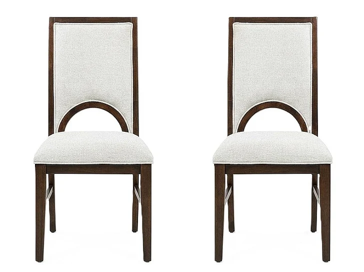 Crown Mark Hamil Side Chair (Set of 2) in Brown 2210S