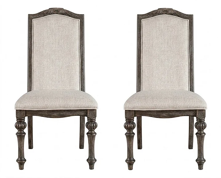 Furniture of America Arcadia Side Chair in Rustic Natural Tone (Set of 2) CM3150SC-2PK