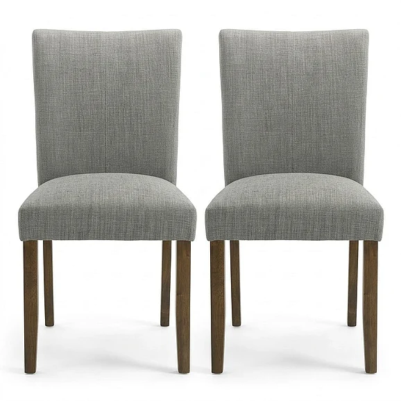 Coaster Cantley Upholstered Dining Side Chair Grey (Set of 2) 106379