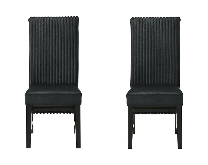 Coaster Barrand Upholstered Dining Side Chair Black (Set of 2) 106387