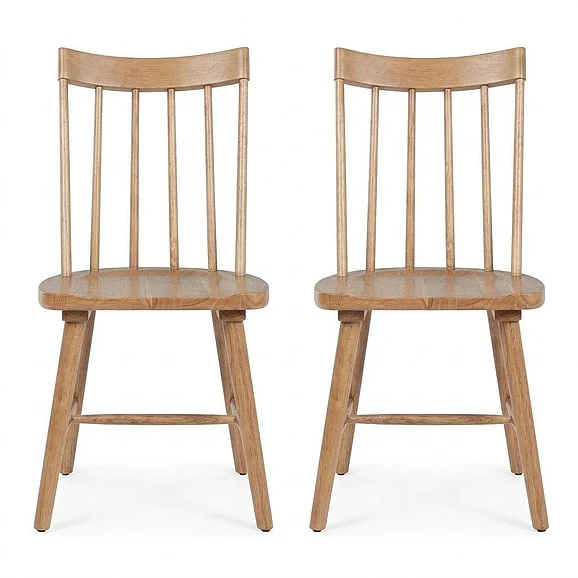 Coaster Middleton Solid Wood Dining Side Chair Brown (Set of 2) 108546NAT