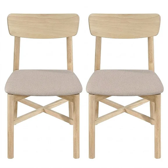 Coaster Parkridge Dining Side Chair White Washed (Set of 2) 108552