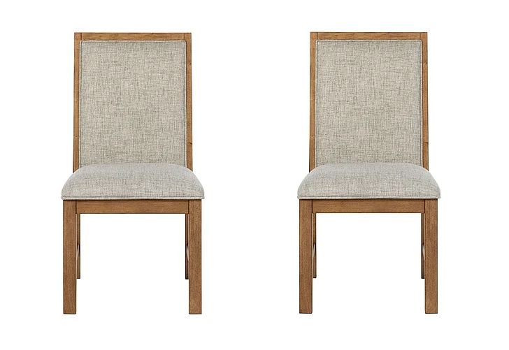 Coaster Bruner Upholstered Side Chair Natural Brown (Set of 2) 109102