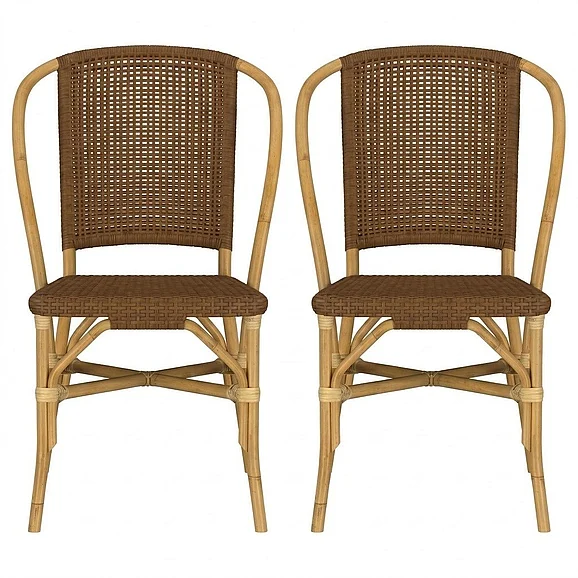 Coaster Lexley Side Chair in Brown (Set of 2) 109122