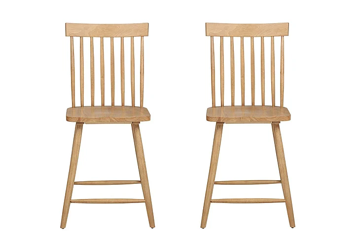 Coaster Andrews Counter Chair in Light Ash (Set of 2) 122509