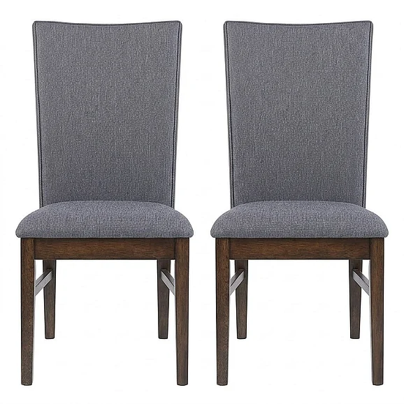 Coaster Sherwood Upholstered Dining Side Chair Grey (Set of 2) 193592