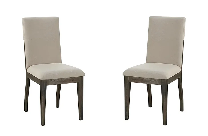 Cottage Creek Aspen Court Dining Accent Chair in Brown Wood (Set of 2) 36618