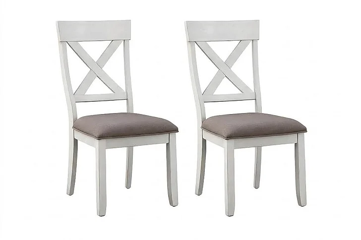 Cottage Creek Bar Harbor Dining Chair in Cream (Set of 2) 48105F