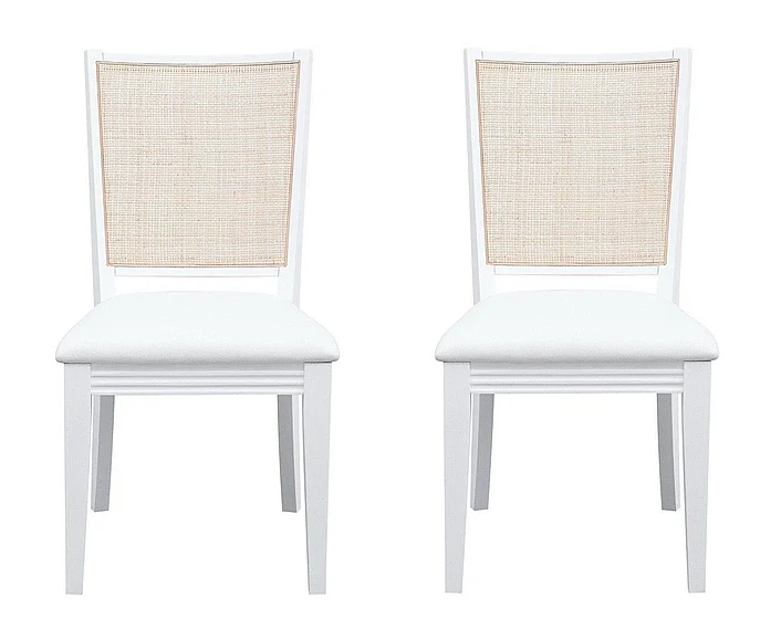 Cottage Creek Boca Chair in White (Set of 2) 7033-1059