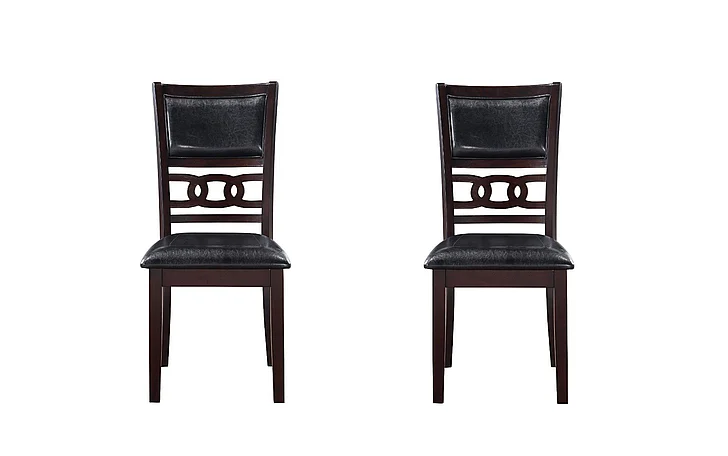 New Classic Gia Dining Chairs (Set of 2) in Ebony D1701-20-EBY PROMO