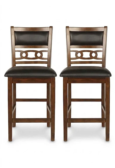 New Classic Gia Counter Chairs (Set of 2) in Brown D1701-22-BRN PROMO