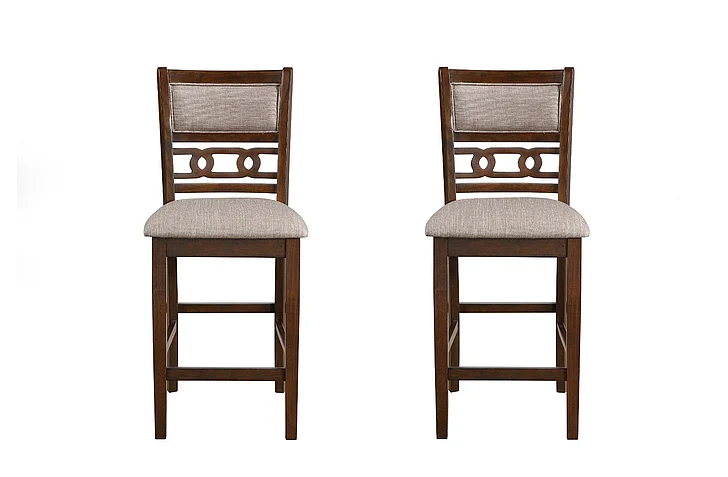New Classic Gia Counter Chairs (Set of 2) in Cherry D1701-22-CHY PROMO