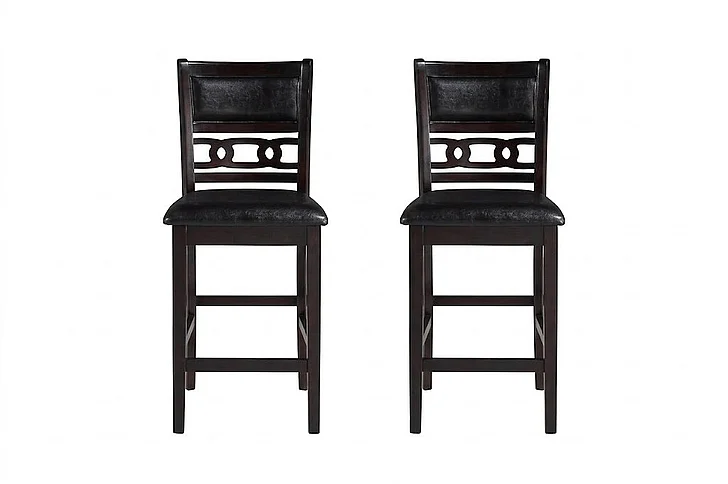 New Classic Gia Counter Chairs (Set of 2) in Ebony D1701-22-EBY PROMO
