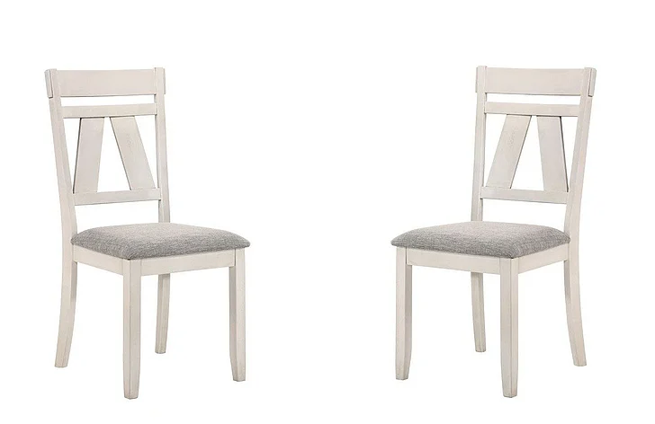 New Classic Maisie Side Chair in White (Set of 2) D1903-20
