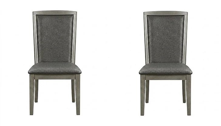 New Classic Lumina Dining Chair (Set of 2) in Silver D2210-20 PROMO