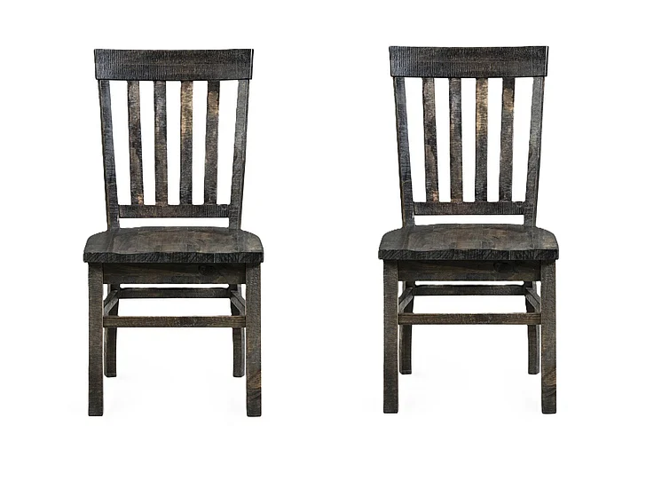 Magnussen Furniture Bellamy Side Chair in Peppercorn (Set of 2) D2491-60 PROMO