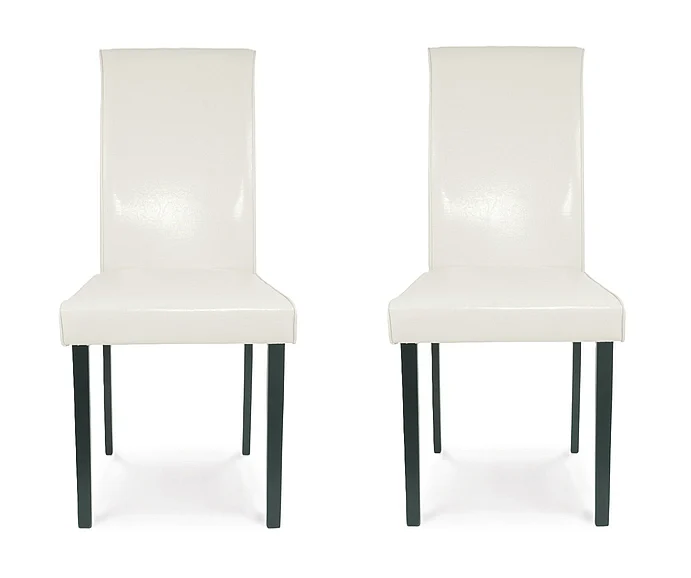Kimonte Dining Chair (Set of 2) in Ivory D250-01;D250-01 FedEx/UPS