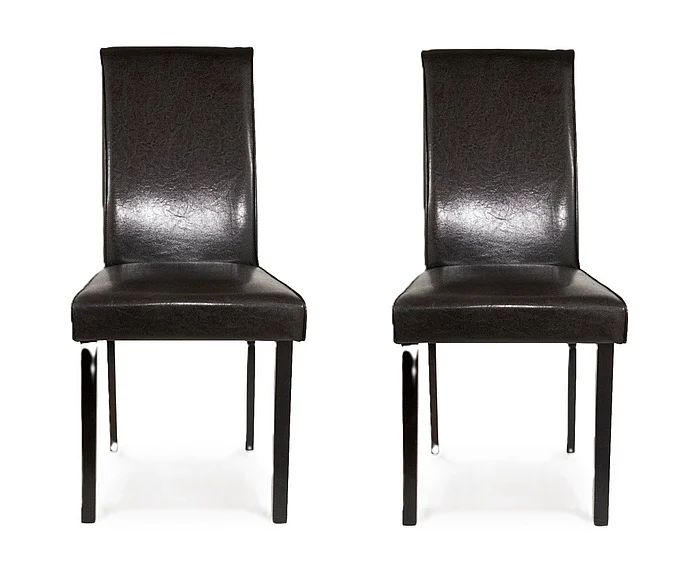 Kimonte Dining Chair (Set of 2) in Dark Brown D250-02;D250-02 FedEx/UPS
