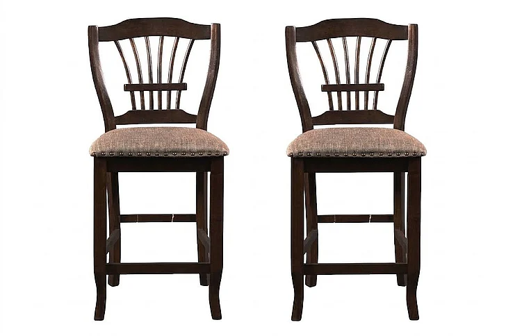 New Classic Bixby Counter Chair (Set of 2) in Espresso D2541-22 PROMO
