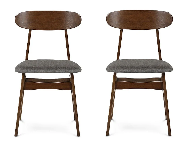 New Classic Morocco Dining Chair w/ Dark Gray Seat Cushion (Set of 2) D331-20-DGR