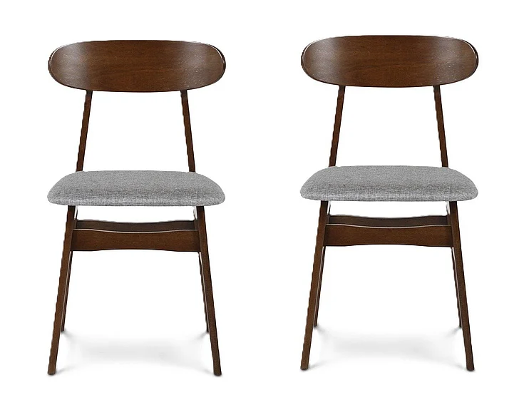 New Classic Morocco Dining Chair w/ Light Gray Seat Cushion (Set of 2) D331-20-GRY