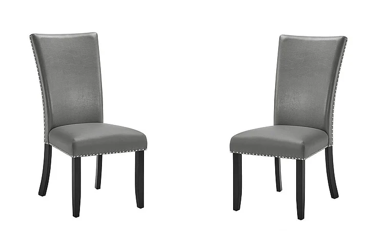 New Classic Lyra Dining Chair (Set of 2) in Gray D3765-20 PROMO
