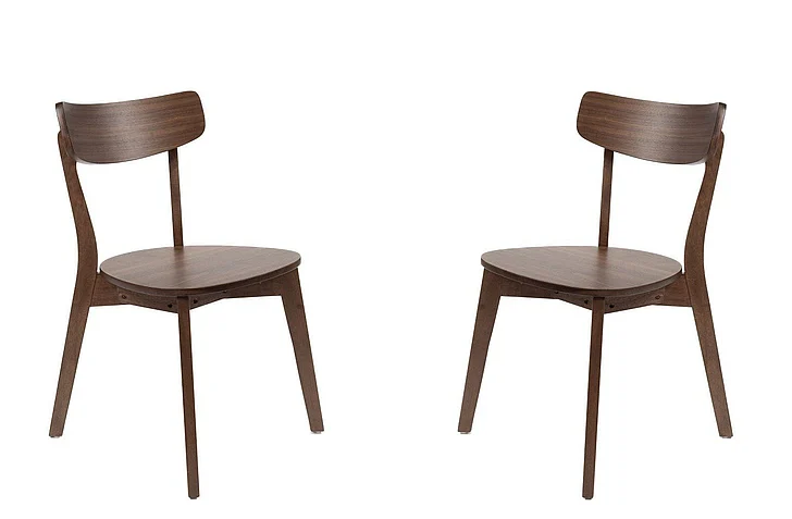 New Classic Gabby Chair in Walnut (Set of 2) D501-20 PROMO