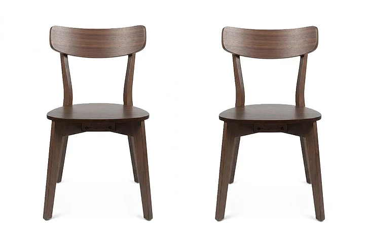 New Classic Gabby Chair in Walnut (Set of 2) D501-20 PROMO