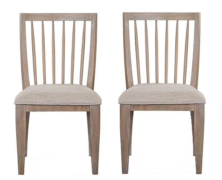 Magnussen Ainsley Cerused Khaki Upholstered Side Chair (Set of 2) D5333-62