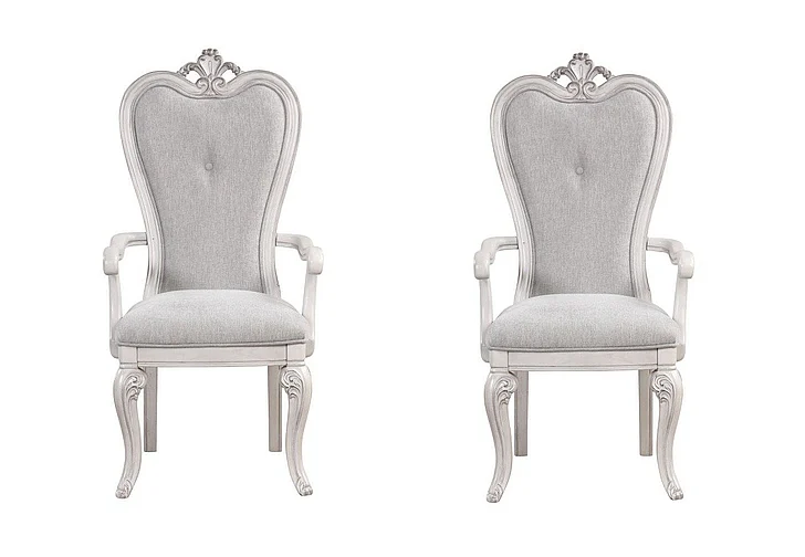 New Classic Cambria Hills Arm Chair in Mist Gray (Set of 2) D7723-25 PROMO