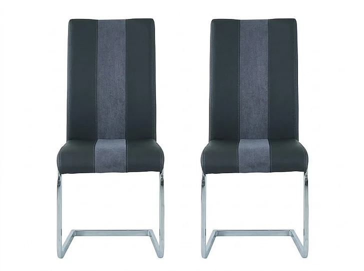 Global Furniture D915 Dining Chair in Grey D915DC-GR (Set of 2)