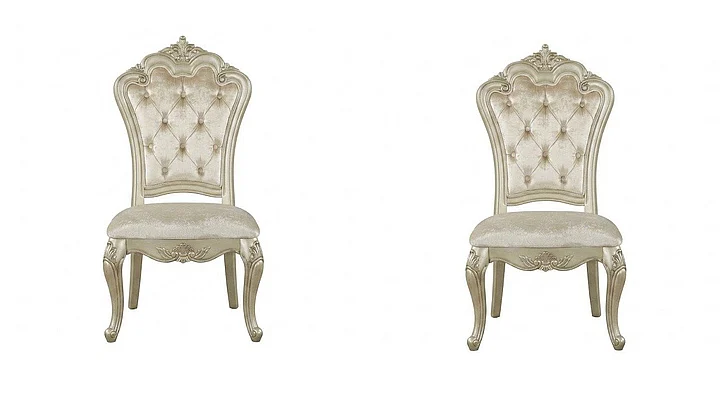 New Classic Monique Arm Chair (Set of 2) in Champagne D992-25
