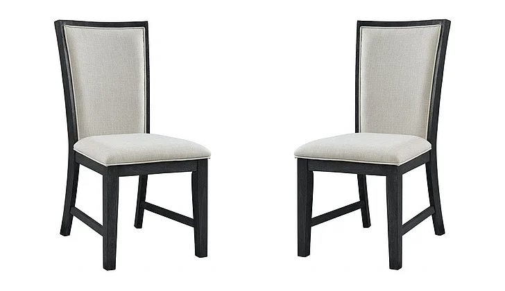 Elements International Grady Side Chair (Set of 2) in Black DGD850SBC