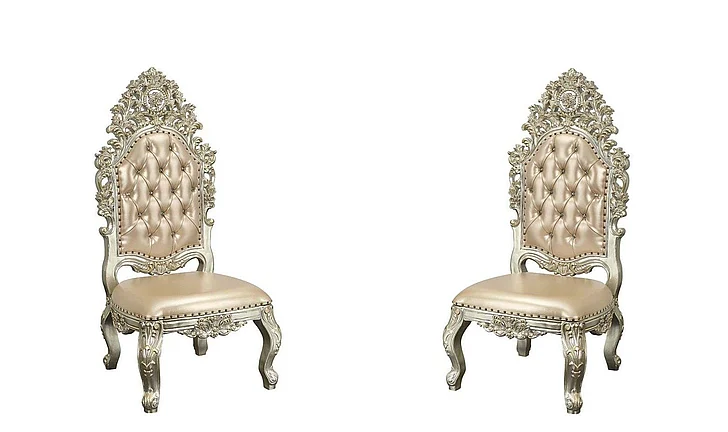 ACME Sorina Side Chair (Set of 2) in Antique Gold DN01209