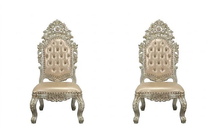 ACME Sorina Side Chair (Set of 2) in Antique Gold DN01209